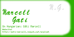 marcell gati business card